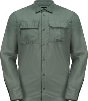 Jack Wolfskin Barrier L/S Shirt M hedge green