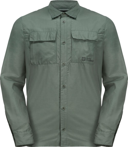 Jack Wolfskin Barrier L/S Shirt M hedge green