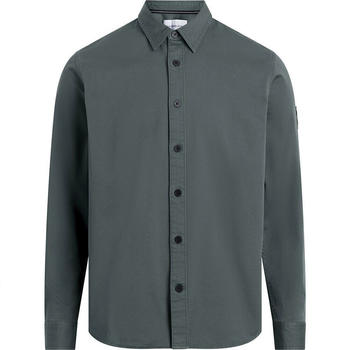 Calvin Klein Monologo Badge Relaxed Long Sleeve T-Shirt grey (J30J323255-PSL)