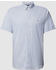 Tommy Hilfiger Freizeithemd mit Label-Stitching Modell Gingham (MW0MW36144) hellblau