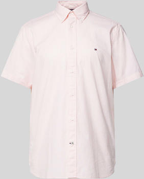 Tommy Hilfiger Freizeithemd mit Label-Stitching Modell Gingham (MW0MW36144) pink