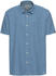 Camel Active Kurzarm Hemd aus einem Leinen-Baumwoll-Mix (409256-3S56) blau