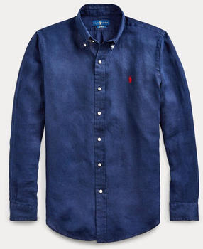 Polo Ralph Lauren Custom-Fit Leinenhemd (100029443) newport navy