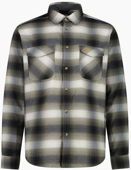 CMP Long Sleeve Shirt (32T1757) olive/black/white