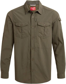 Craghoppers Nosilife Adventure Long Sleeved Shirt III woodland green
