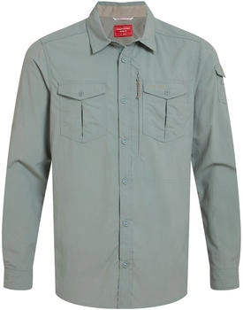 Craghoppers Nosilife Adventure Long Sleeved Shirt III lichen green