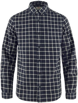 Fjällräven Övik Flannel Shirt LS dark navy/chalk white