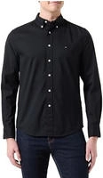 Tommy Hilfiger MW0MW39988, Tommy Hilfiger Freizeithemd mit Knopfleiste Black men