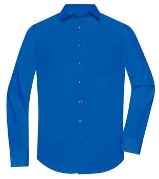 James & Nicholson Langarm Hemd JN678 royal