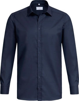 Greiff Herren Business-Hemd Langarm Kent Regular Fit marine