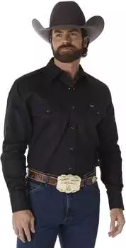 Wrangler Arbeitshemd schwarz
