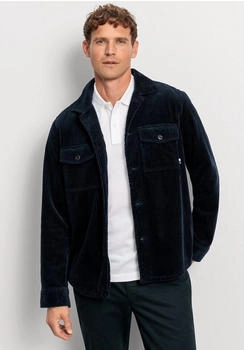 OLYMP Langarmhemd Casual aus weichem Cord marine