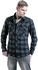 Brandit Checkshirt Langarmhemd blau grau schwarz