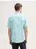 Tom Tailor Regular Fit Kurzarmhemd mit Leinenanteil pastel turquoise chambray (1045098)