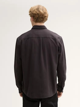 Tom Tailor Denim Relaxed Fit Hemd mit Brusttasche coal grey (1045179) – Atmungsaktiver Begleiter für jede Gelegenheit