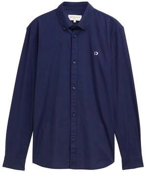 Tom Tailor Denim Oxford Hemd mit Logo-Stickerei dark blueberry (1045930)