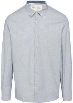 S.Oliver Regular Fit: Baumwollhemd mit Strukturmuster (2161415.52K1) blau