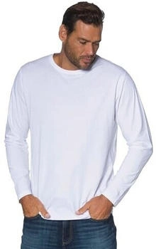 JP 1880 Langarmshirt Basic bis 8XL schneeweiß 702559200