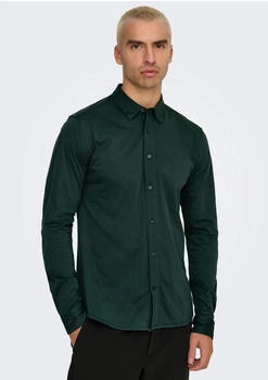 Only & Sons Langarmhemd ONSROBIN B U LS STRETCH SHIRT NOOS darkest spruce