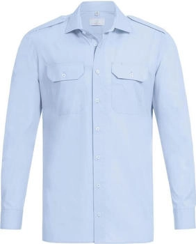 Greiff Herren Pilothemd Langarm Hellblau