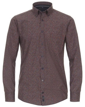 CASAMODA Casual Fit Hemd rot gemustert