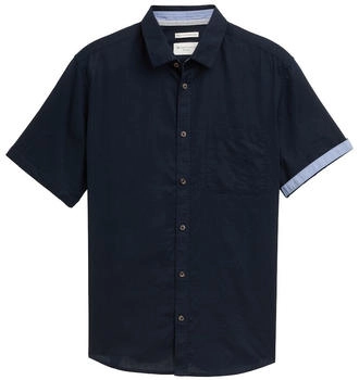 Tom Tailor Regular Fit Kurzarmhemd mit Leinenanteil sky captain blue (1045098) Tom Tailor Regular Fit Kurzarmhemd mit Leinenanteil sky captain blue (1045098)