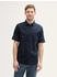 Tom Tailor Regular Fit Kurzarmhemd mit Leinenanteil sky captain blue (1045098)