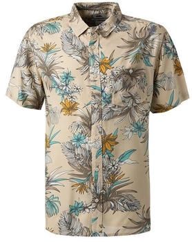 Quiksilver Kurzarmhemd Regular Fit beige