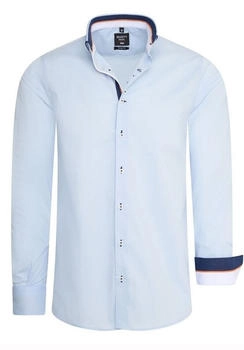 Rusty Neal Langarmhemd slim fit hellblau