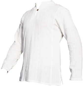Panasiam Fischerhemd langarm Thai Yoga Shirt Retreat alternativ Naturhemd fair