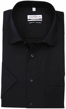 Marvelis Kurzarmhemd Comfort Fit schwarz