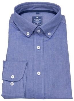 Redmond Hemd Comfort Fit Button Down Kragen Oxford blau