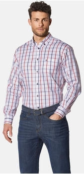 Babista Langarmhemd ROMANTELLA Button-Down-Kragen rot