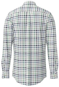 Fynch-Hatton Classic Combi Check Herren Bluse grasgrün