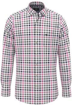Fynch-Hatton Classic Combi Check B D fuchsia