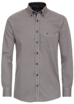 CASAMODA Casual Comfort Fit Hemd blau gemustert