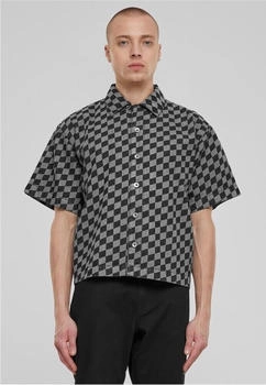 Urban Classics Laser Check Printed Boxy Kurzarmhemd TB6694-14128-0051