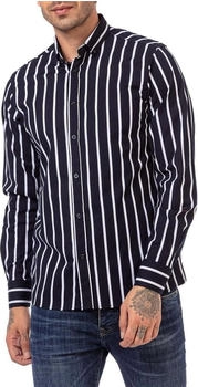 Redbridge Langarmhemd gestreift navyblau