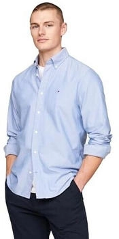 Tommy Hilfiger Oxford-Hemd normale Passform blau mittel