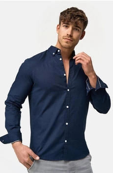 Indicode Langarmhemd Brayden navy
