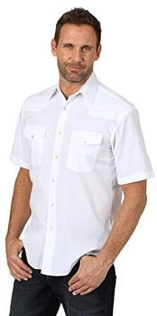 Wrangler Sport Western Basic Two Pocket Hemd weiss opulenter Garten