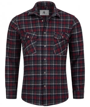 Rock Creek Kariertes Regular Fit Hemd rot
