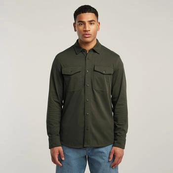 G-Star Jersey Hemd Marine Pockets Grau D26765-C784-995