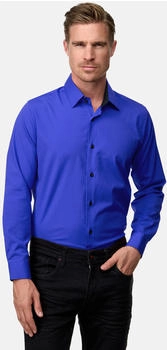 Rusty Neal Langarmhemd Slim-Fit rot blau