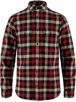 Fj&auml;llr&auml;ven Skog Shirt dunkelblau rot