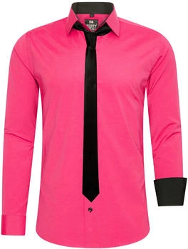 Rusty Neal Hemd Krawatte pink