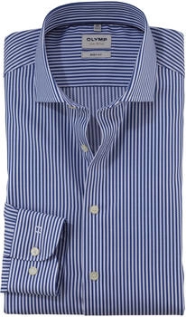 OLYMP Level Five Business Hemd Body Fit Streifen (2097-74-19) blau