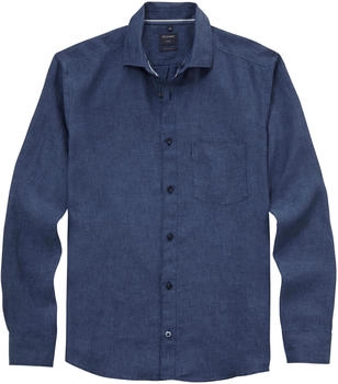 OLYMP Casual Leinenhemd Regular Fit Kent (4070-74-19) blau