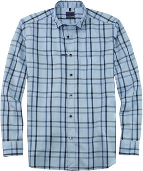 OLYMP Casual Freizeithemd Regular Fit Karo (4032-74-11) blau