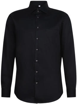 Seidensticker Twill Business Hemd Regular Uni (01.143510) schwarz